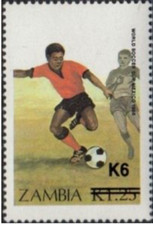 Zambia #SG517 MNH 1987 Soccer Plays 408