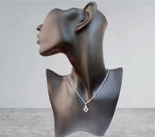 Collana donna con ciondolo a forma di orsetto con zirconi argento 925% rodiato