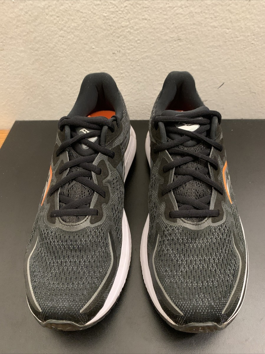Saucony OMNI 20 Black White Orange Running Shoes S20681-10  display picture 3