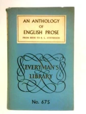 Anthology of English Prose From Bede To Stevenson (1960) (ID:30097)