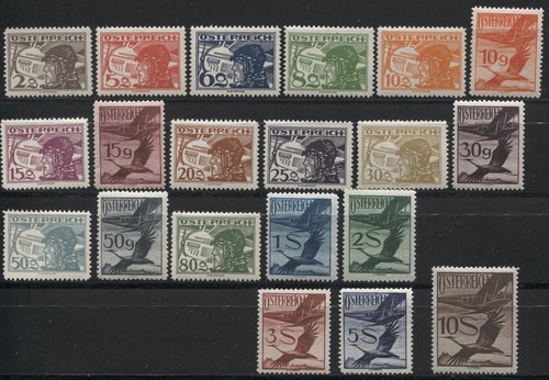 AUSTRIA - 1925/30 posta aerea, Testa di Pilota o Uccello - (5175)