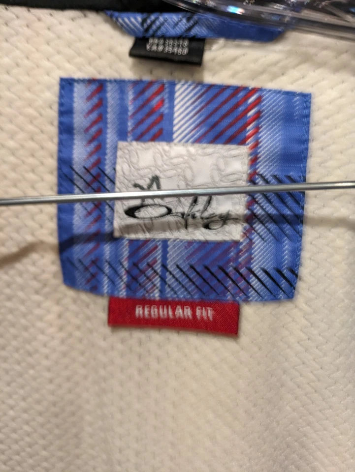 Oakley Womens Light Blue Purple Ski Snow Jacket Rmvble Hood Size Large Dble Zip - Image 3 of 4