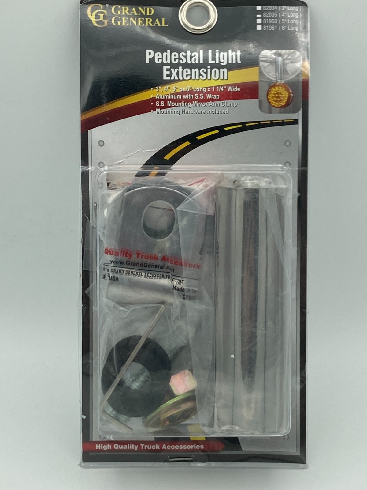 3 Inch Chrome Aluminum Semi Truck Turn Signal Extension Bracket-image