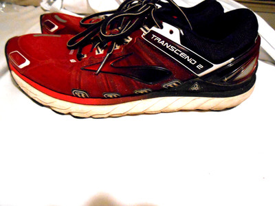 RED MESH SNEAKERS RUNNING WALKING SHOES 