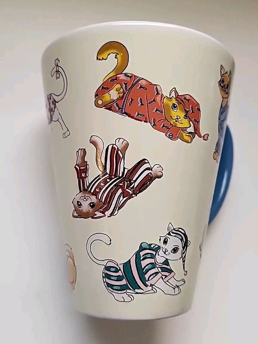 Ambiance Conversation Isn't That The Cat's Pajamas Coffee Mug Ceramic Tea 12oz  thumbnail 9