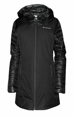 Columbia Women's Fenn Ridge Mid Insulated Hooded Jacket, Black, Small