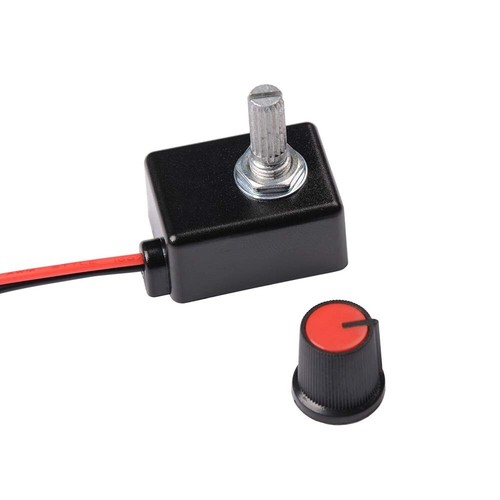 2 Stück DC 0/1-10V LED PWM Dimmer Knauf Controller rotierender Mini-Schalter für LED Leuchten - Bild 2 von 7