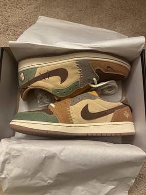 Jordan 1 Retro OG x Zion Williamson Low Voodoo - DZ7292-200 Men Size 9.5 New