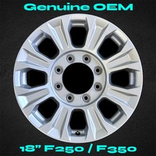 Clean 18 Wheel For Ford F250 F350 2020 - 2022 Silver Stock Oem Rim F-250 F-350