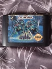 Konami Teenage Mutant Ninja Turtles Hyperstone Heist Sega Genesis Cartridge