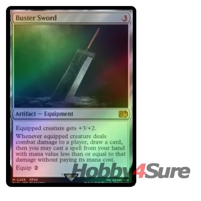 Mtg [FOIL] バスターソード/Buster Sword (全面アート版) MTG FOIL Buster Sword (Full Art ) English | eBay