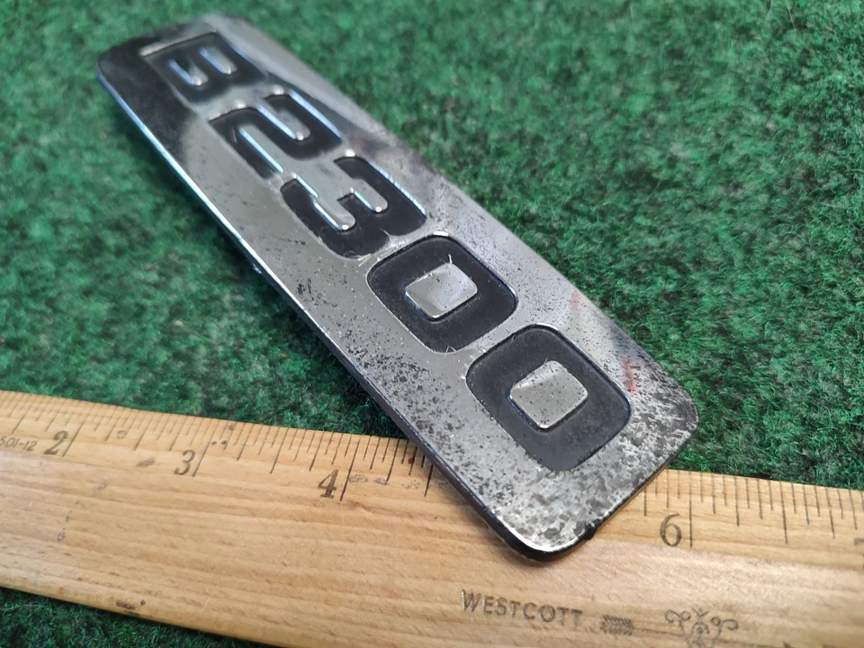 1994-2001 MAZDA B2300 ХРОМИРОВАННАЯ БОКОВАЯ ЭМБЛЕМА КРЫЛА ЛОГОТИП ЗНАЧОК СИМВОЛ Б/У OEM 5S1 - Изображение 3 из 4