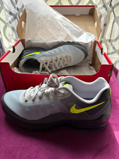 Nike Air Max Invigor Neon Men’s Low Top Mesh Sneakers Gray/Black/Volt CD1515-004