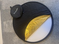 Interfit 80cm Reversible Gold & Silver Collapsible Round Light Reflector