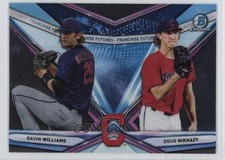 2021 Bowman Draft Franchise Futures Doug Nikhazy Gavin Williams #10 1t2c