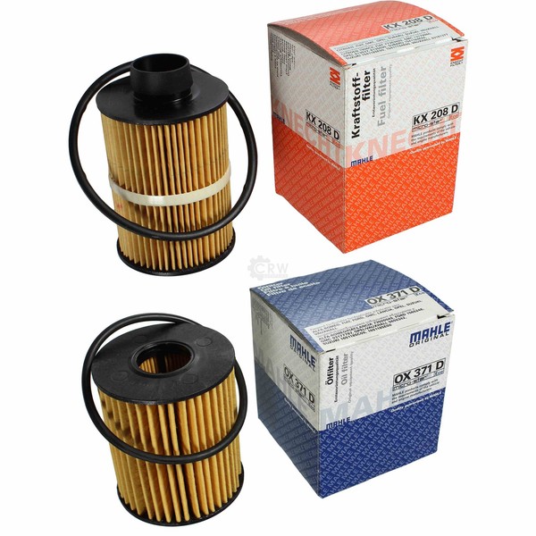 Mahle / Knecht Set Filterpaket Kraftstofffilter KX 208D ÖLfilter OX 371D-image