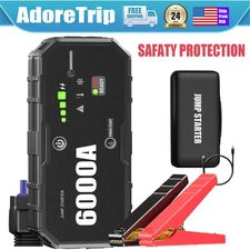AdoreTrip Booster 6000Amp 12Volt Safe Protection Lithium Jump Starter Power Bank