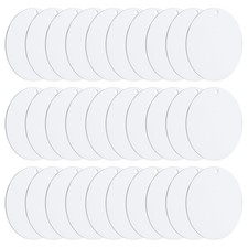 30pcs 2" Dia. Acrylic Circles Round Clear Plastic Sheet Ornament Disk Blank