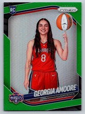 2025 Panini Prizm WNBA #140 Georgia Amoore Green Prizms