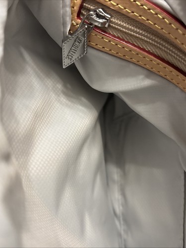 Tracolla MZ Wallace Large Crosby Pippa grigio pallido ostrica argento nuova $335 - Foto 13 di 17