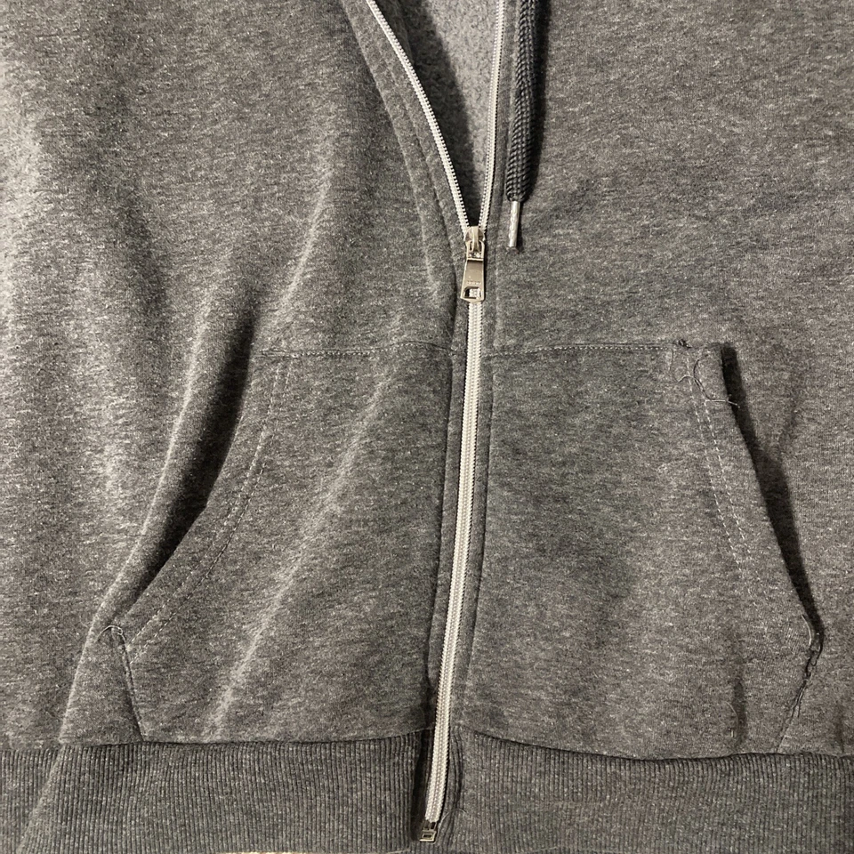 Sudadera con capucha para mujer Bebe gris y negra talla 3X capucha interior de piel sintética Foto 4 de 4