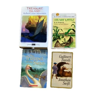 Treasure Island Stevenson Barnes & Noble Stuart Little E.B. White Yearling Illu 