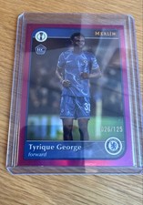 2024-25 Topps Merlin Uefa Club Competitions - Tyrique George #39 Magenta...