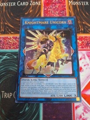 Yugioh Knightmare Unicorn Alt Art RA01-EN043 Ultra Rare 1st Edition Near Mint