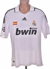 Real Madrid 2008/2009 Home Football Shirt Adidas Champions League Size L Adult