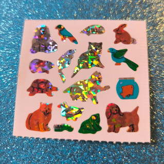 Sticker Abriss 90er Prismatic Vintage Stickermagic ähnlich Sandylion