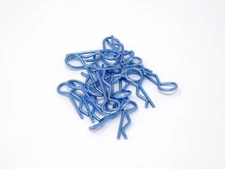 MT Racing Medium Blue Body Clips (20) MTR16100BL