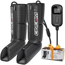 CINCOM Leg Massager Recovery System for Athletes, Recovery Boots, Calf and Foot 