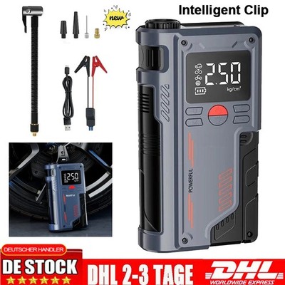 1000A Auto Starthilfe Jump Starter Ladegerät Powerbank PKW und Luftkompressor