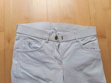 Weiße Reithose Turnier, Vollbesatz, Felix Bühler, Gr. 72 (Langgröße 36), Glitzer