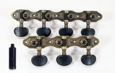 7 string classical bronze free friction guitar machine head peg 406AB7-A2B-S4