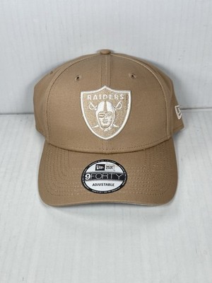 New Era Las Vegas Raiders 9FORTY Adjustable Strapback Hat Cap Tan Brown NWT