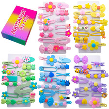 70PCS Hair Accessories for Girls Little Girl Hair Clips Barrettes for Baby Toddl