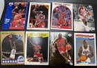 Michael Jordan Chicago Bulls 1991 8-Card Lot NBA Hoops & Black Diamond Base