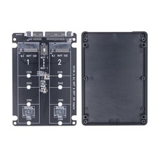 Dual M.2 to SATA3.0 Adapter M.2 Protocol SSD Adapter 2 Port NGFF M.2 B Key8639