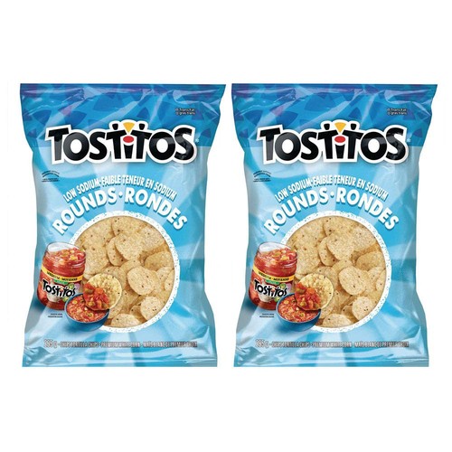 Tostitos Low Sodium Rounds Tortilla Chips 295g/10.4oz, 2-Pack - Picture 2 of 5