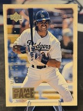 Mike Piazza 1996 Upper Deck Game Face #GF6 - Los Angeles Dodgers