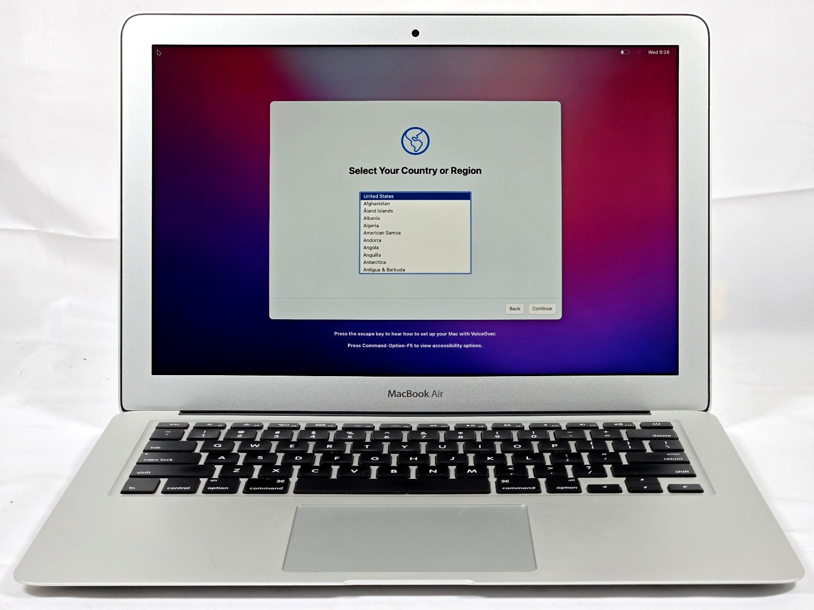 Apple MacBook Air 2017 A1466 13.3" LCD i5 8GB RAM 256GB SSD