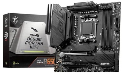 MSI MAG B650M Mortar WiFi Gaming Motherboard (AMD Ryzen 9000/8000/7000 Series 