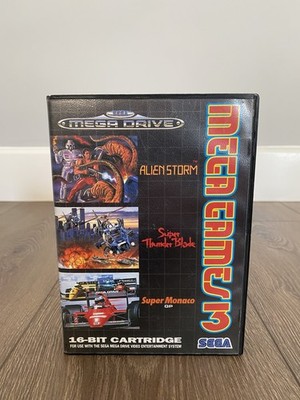 Vintage Mega Games 3 - Sega Mega Drive 3 Game Compilation - PAL - Box & Cartridge