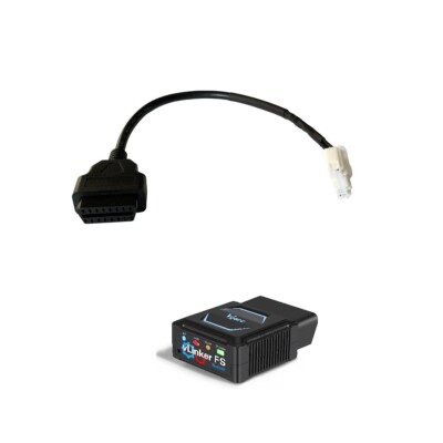 Apple iOS + Android OS -20 pin OBD II-Adapter + Bluetooth-Dongle Tesla Model S/X