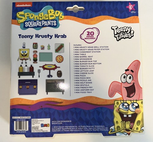 Teeny Tinies SpongeBob Squarpants Teeny Krusty Krab NEW NICKELODEAN - Picture 4 of 4