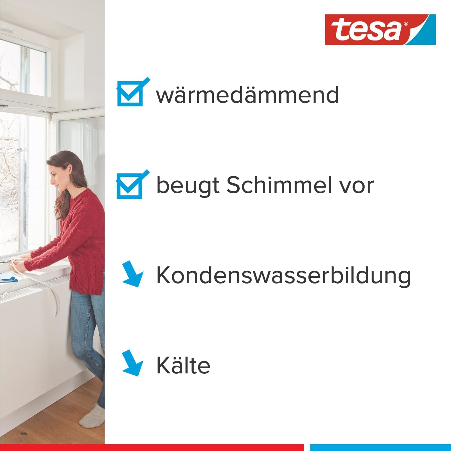 tesa 054320000001 4 x 1.5m Thermo Cover Window Insulating Film