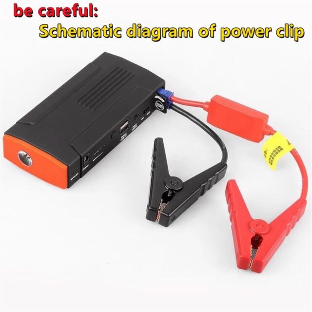 Booster Cable Battery Clip Connector Emergency Jumper Cable Car Starter Jump ZH11416