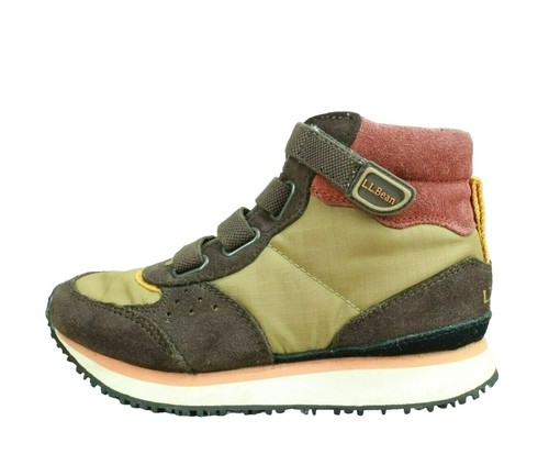 LL Bean Kids Purple Leather Suede Chukka Boots Shoes Kids Size 6