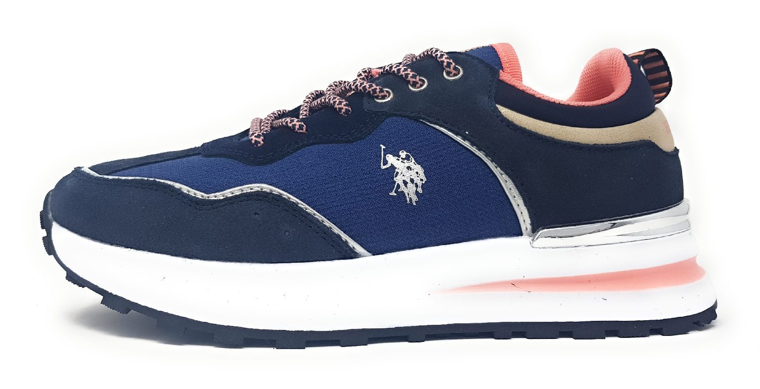 Мужские кроссовки Polo Damenschuhe Schnrschuhe спортивные кроссовки с низкой посадкой Blau Freizeit 19590₽